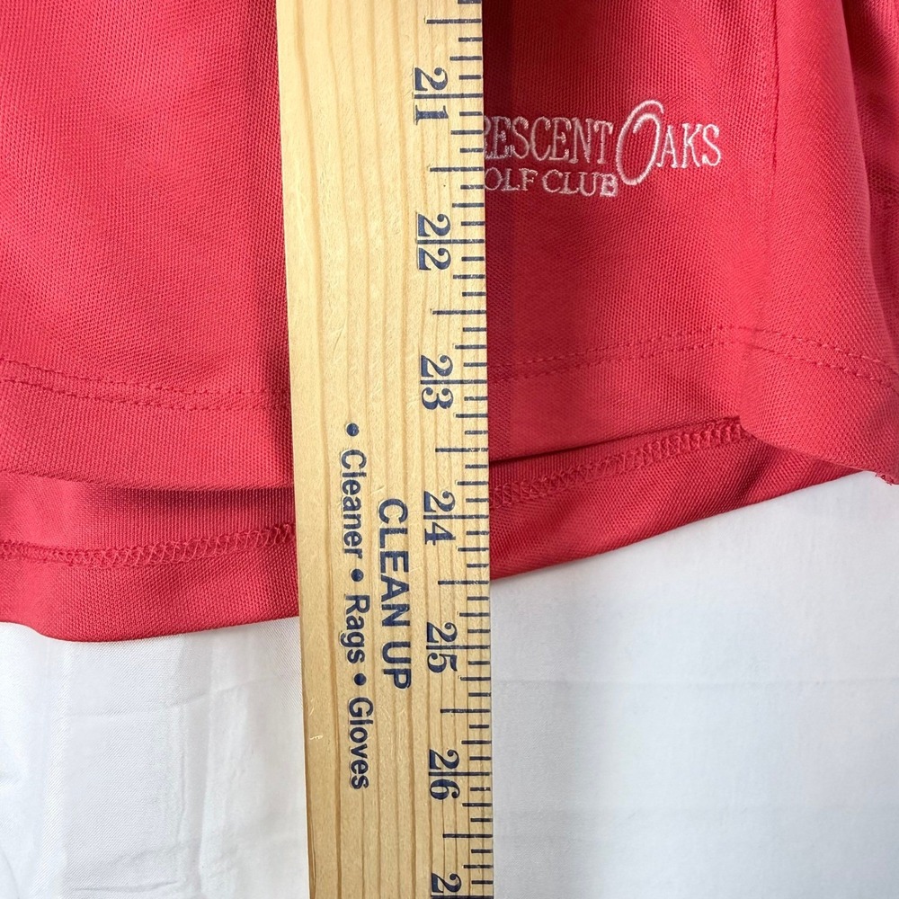 Bermuda Sands Womens‎ Red Sleeveless Golf Polo Shirt Crescent Oaks Medium - Picture 8 of 8